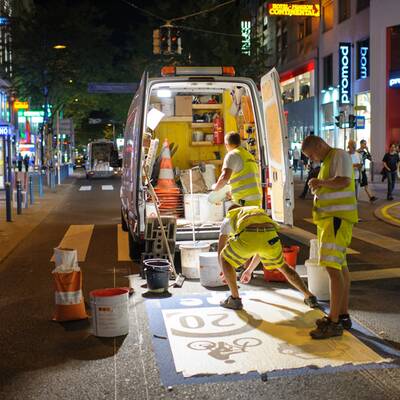 Mariahilfer Straße wird Fußgängerzone