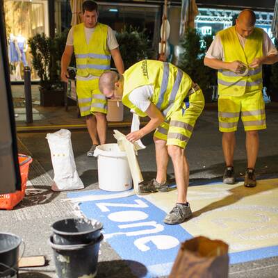 Mariahilfer Straße wird Fußgängerzone