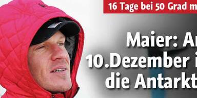 Maier: Am
10. Dezember in Antarktis