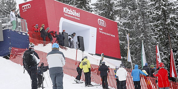 Hier testet Maier die Streif