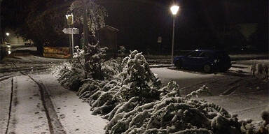 Blitz-Winter: 40 cm Schnee