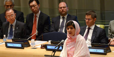 Taliban-Opfer Malala spricht vor der UNO