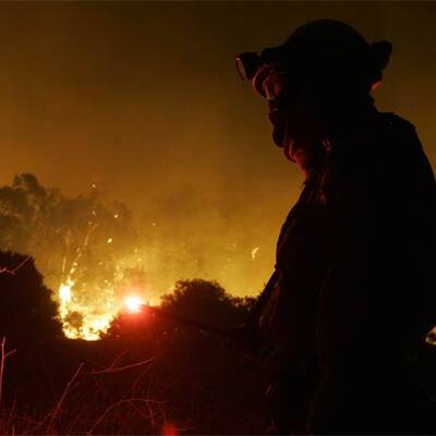 Feuersbrunst in Kalifornien