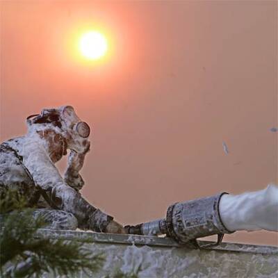 Feuersbrunst in Kalifornien