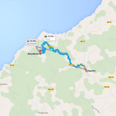 In dieser Region sind die Straßen weiß