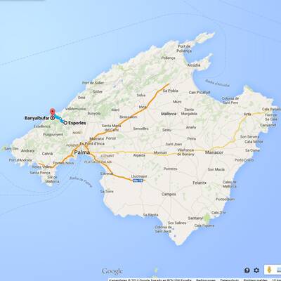 In dieser Region sind die Straßen weiß