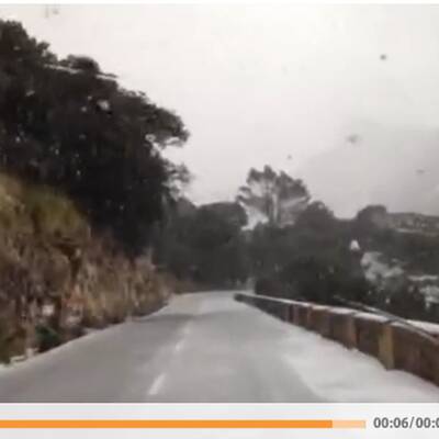 In dieser Region sind die Straßen weiß