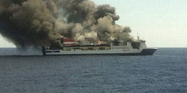 Feuerinferno auf Mallorca-F&auml;hre