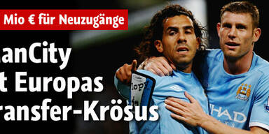 ManCity ist Europas Transferkrösus