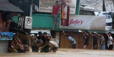 15 Tote bei Monstermonsun in Manila