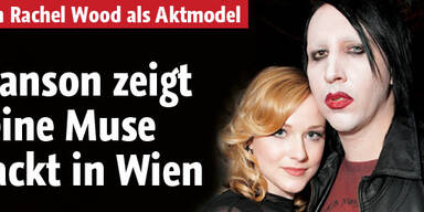 Manson zeigt seine Muse nackt in Wien!