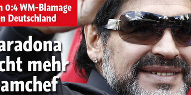 Maradona nicht mehr Argentiniens Teamchef