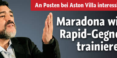 Maradona will Aston Villa trainieren