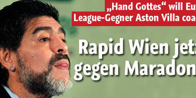Rapid jetzt gegen Maradona?