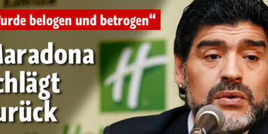 Maradona schlägt zurück