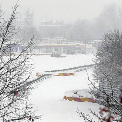 Ferrari-Hauptquartier eingeschneit