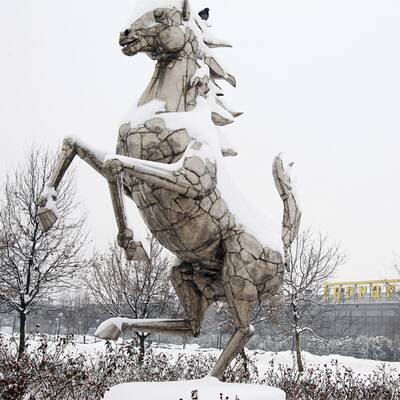 Ferrari-Hauptquartier eingeschneit