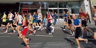 Wien heute ganz im Marathon-Fieber