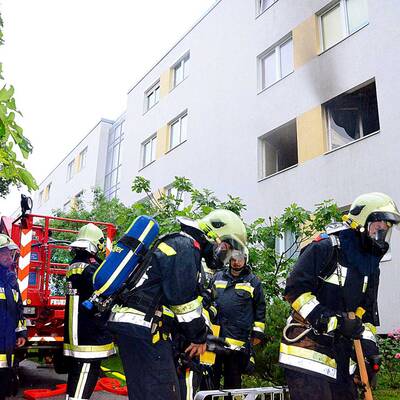 Wohnungsbrand in Maria Enzersdorf