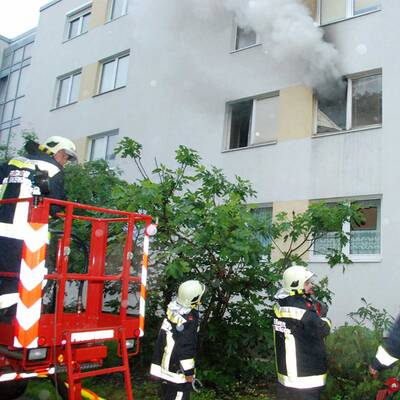 Wohnungsbrand in Maria Enzersdorf