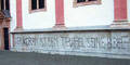 Anti-Islam-Schrift auf Mariazeller Kirche