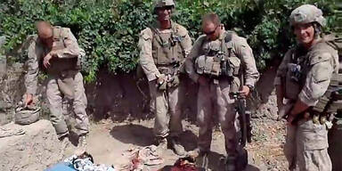 US-Marines sollen auf Leichen uriniert haben