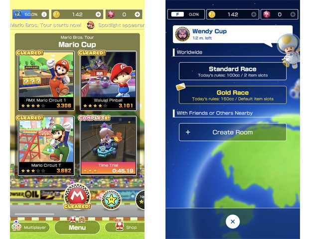 Erstes großes Update für Mario Kart am Handy