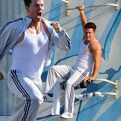 Mark Wahlberg: Sexy Stunts am Set in  Miami