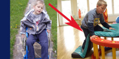 Querschnittsgelähmter Bub kann wieder gehen