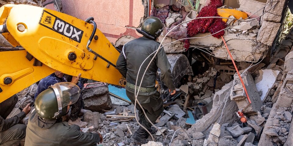 Schweres Erdbeben in Marokko