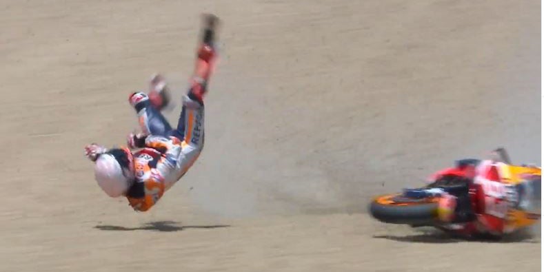 Verrückt! Motorrad-Star Marquez fährt trotz gebrochenem Arm