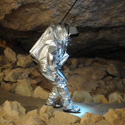 Mars-Menschen am Dachstein gelandet