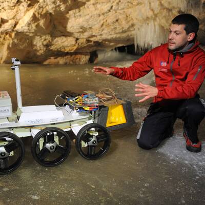 Mars-Menschen am Dachstein gelandet