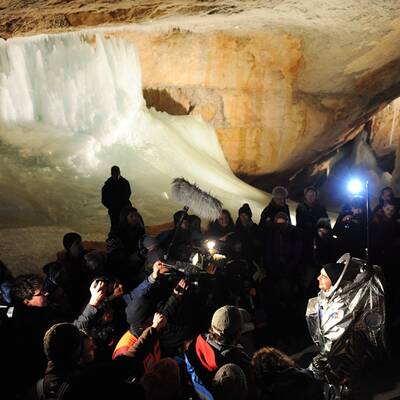 Mars-Menschen am Dachstein gelandet