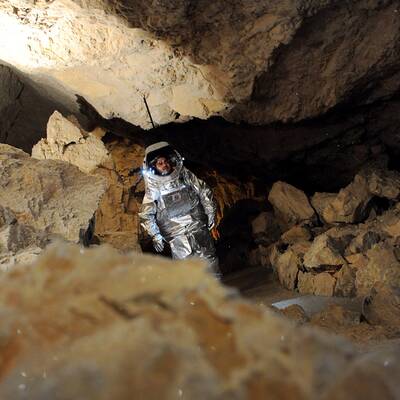 Mars-Menschen am Dachstein gelandet