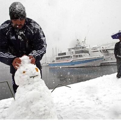Europa versinkt im Schnee