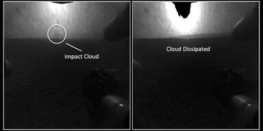 Rätsel um Staubwolke auf Marssonden-Foto