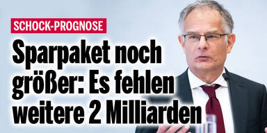 Sparpaket noch größer: Es fehlen weitere 2 Milliarden