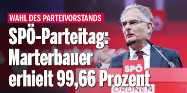 SPÖ-Parteitag: Marterbauer bekam 99,66 Prozent der Stimmen