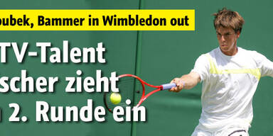 Fischer in 2. Wimbledon-Runde