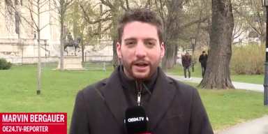 oe24.TV Marvin Bergauer im Park