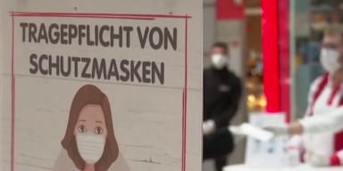 Maskenpflicht Schild