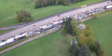 Massen-Crash auf A1: Die Bilanz