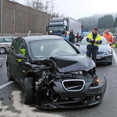 Massenkarambolage auf der A2 in Kärnten