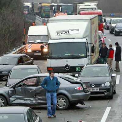 Massenkarambolage auf der A2 in Kärnten