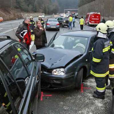 Massenkarambolage auf der A2 in Kärnten