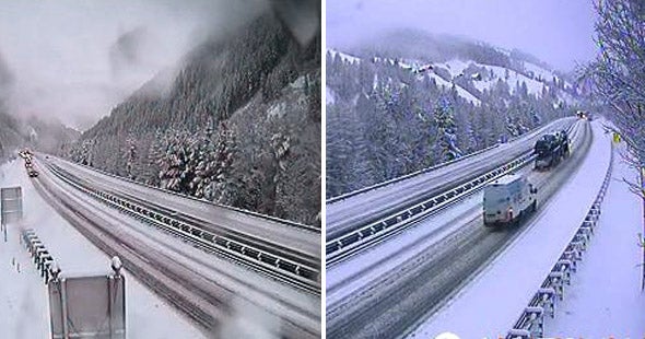 Italien-Tief bringt Neuschnee