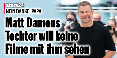 Matt Damons Tochter will keine Filme mit ihm sehen