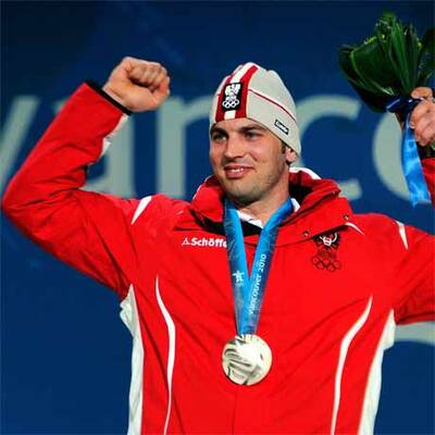 Siegerehrung der Skicrosser