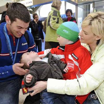 Großer Bahnhof für Andi Matt